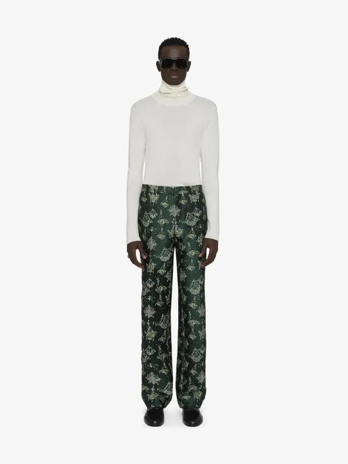 Turtleneck Sweater In Wool And Silk With Pearls Natural Men Givenchy Sweaters Turtleneck Sweater In Wool And Silk With Pearls Natural Men Givenchy Sweaters