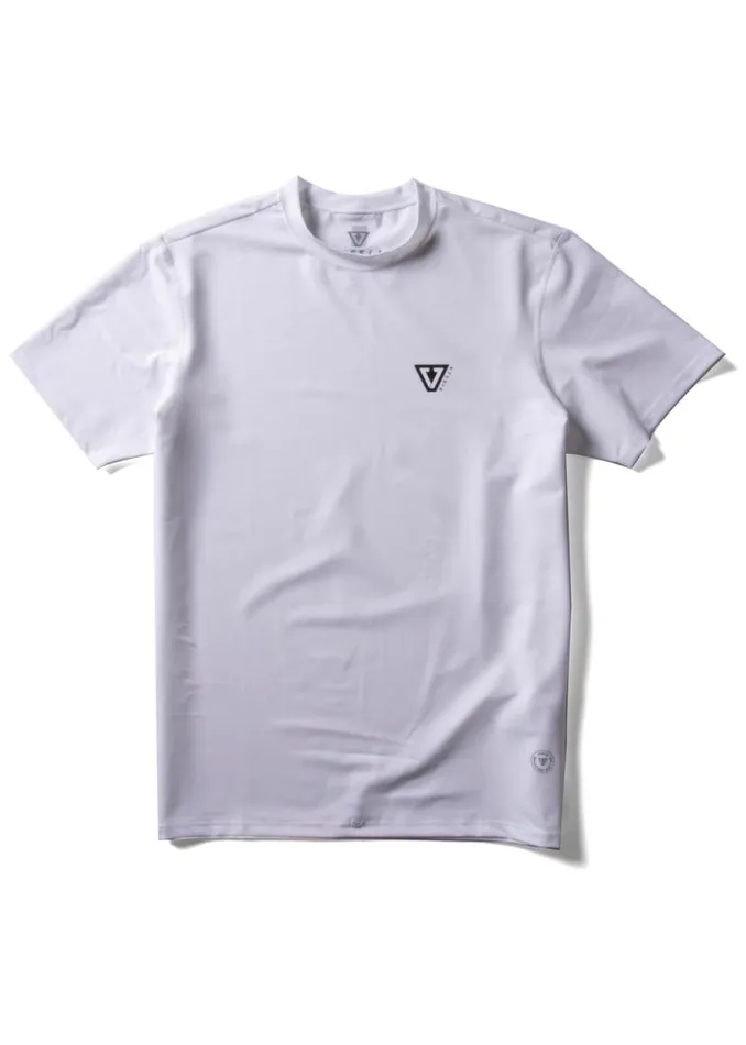 Twisted Eco Short Sleeve Sun Shirt White Men Vissla Wetsuits