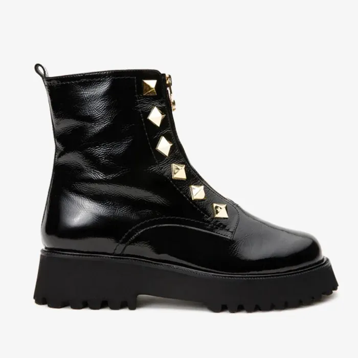 Vinci Leather Boots and Booties The Ottawa Black Patent Leather Ankle Boot 8211 Women Vinci Leather Boots and Booties The Ottawa Black Patent Leather Ankle Boot 8211 Women