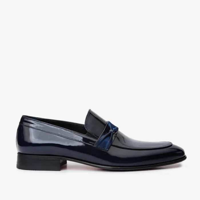 Vinci Leather Dress Shoes The Dodoma Navy Patent Leather Loafer Shoe 8211 Men Vinci Leather Dress Shoes The Dodoma Navy Patent Leather Loafer Shoe 8211 Men