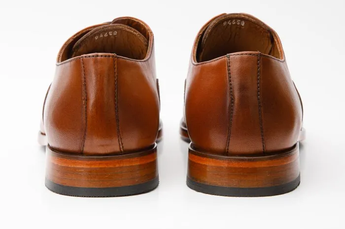 Vinci Leather Dress Shoes The Gambaha Tan Leather Quarter Brogue Cap Toe Oxford Shoe 8211 Men