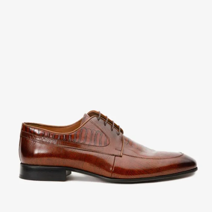 Vinci Leather Dress Shoes The Martin Tan Leather Derby Shoe 8211 Men