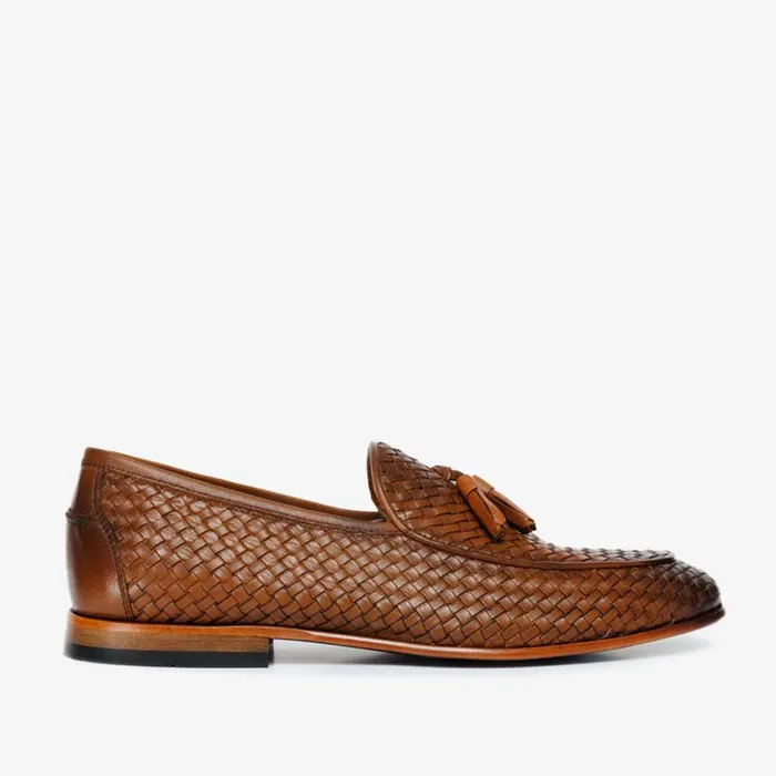 Vinci Leather Dress Shoes The Mclean Shoe Tan Woven Tassel Loafer Shoe 8211 Men Vinci Leather Dress Shoes The Mclean Shoe Tan Woven Tassel Loafer Shoe 8211 Men