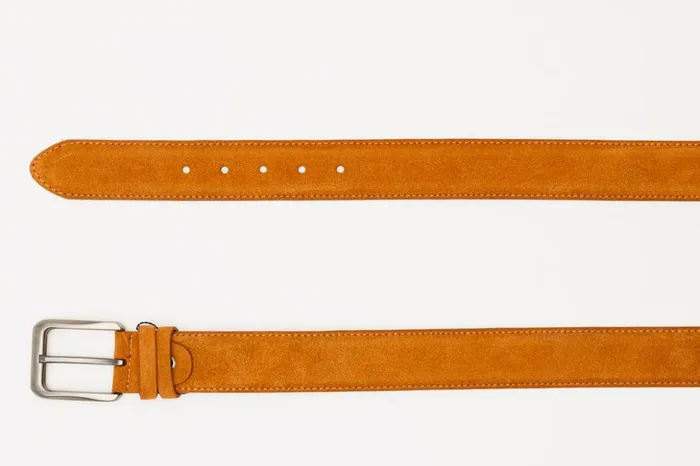 Vinci Leather Leather Belts The Lazio Tan Suede Leather Belt 8211 Men