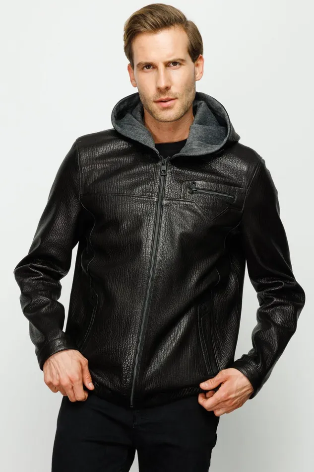 Vinci Leather Leather Jackets The Byron Ribi Black Leather Jacket 8211 Men