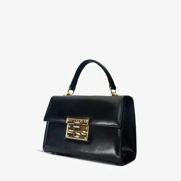 Vinci Leather Sandals The Ege Black Leather Handbag 8211 Women