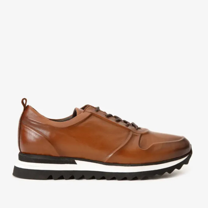 Vinci Leather Sneakers The Barnett Tan Leather Sneaker 8211 Men