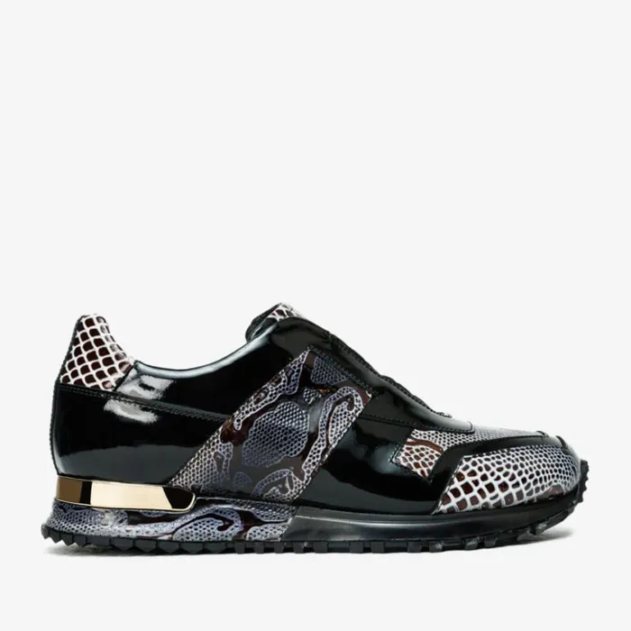 Vinci Leather Sneakers The Milano Snk Black and White Leather Sneaker 8211 Men