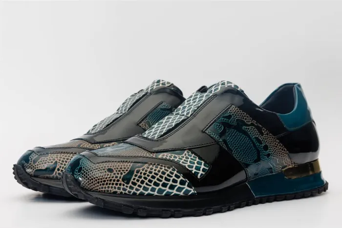 Vinci Leather Sneakers The Milano Snk Green Leather Sneaker 8211 Men