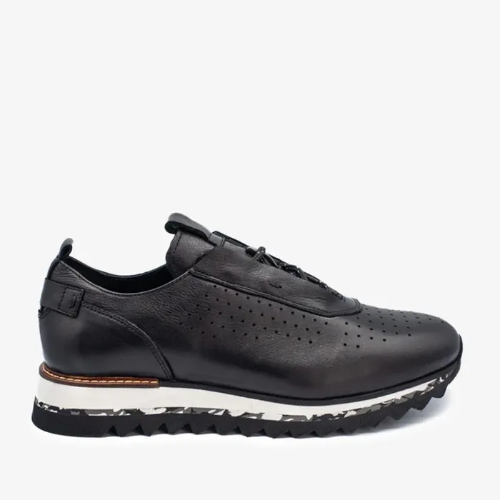 Vinci Leather Sneakers The Pennsylvania Black Leather Sneaker 8211 Men