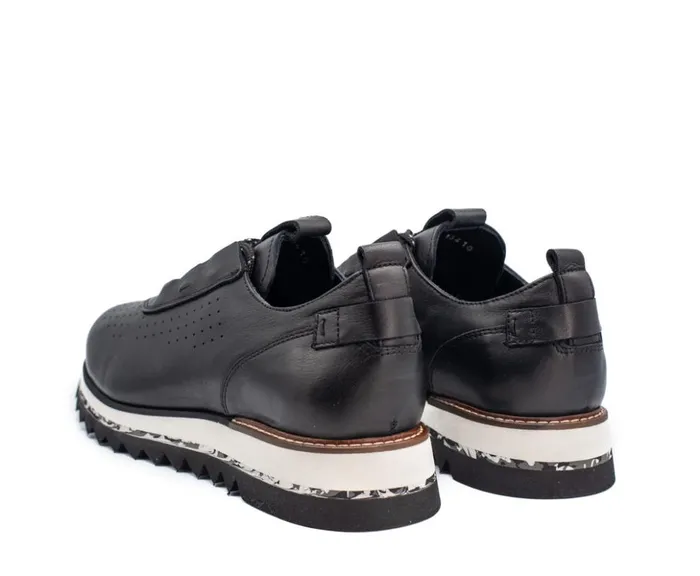Vinci Leather Sneakers The Pennsylvania Black Leather Sneaker 8211 Men