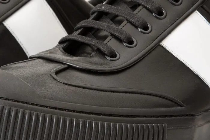 Vinci Leather Sneakers The Rom Black Leather Sneaker 8211 Men
