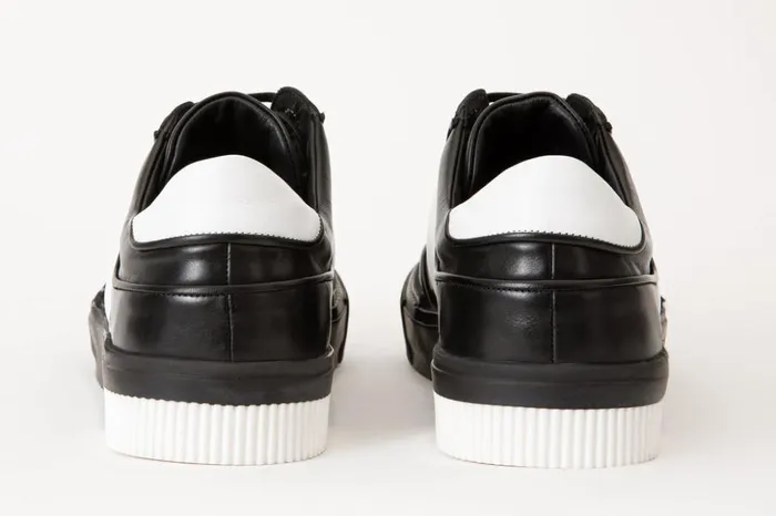 Vinci Leather Sneakers The Rom Black Leather Sneaker 8211 Men