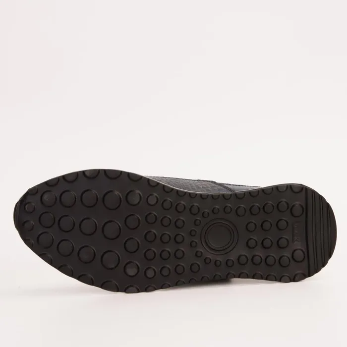 Vinci Leather Sneakers The Savamala Dark Blue Leather Sneaker 8211 Men