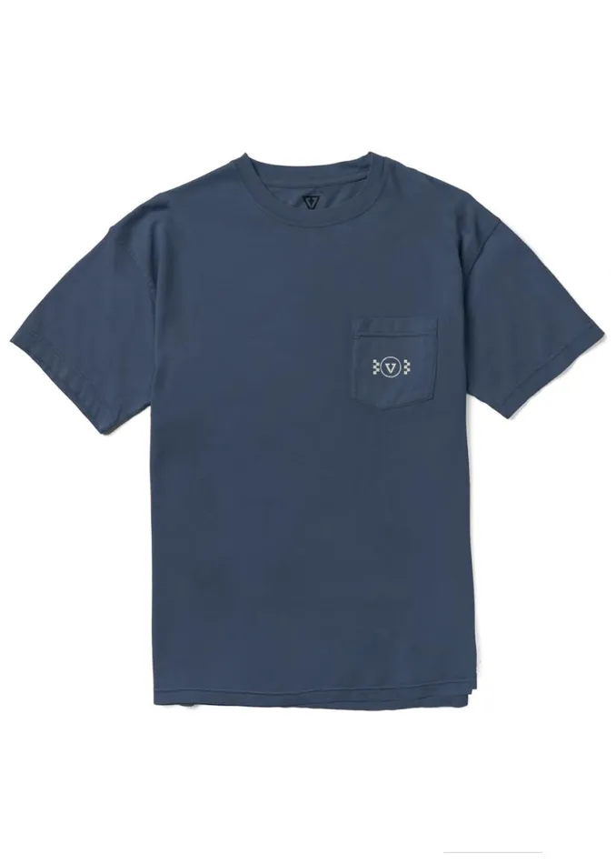 Vissla Lounge Premium Pkt Tee Navy Men Vissla Tees