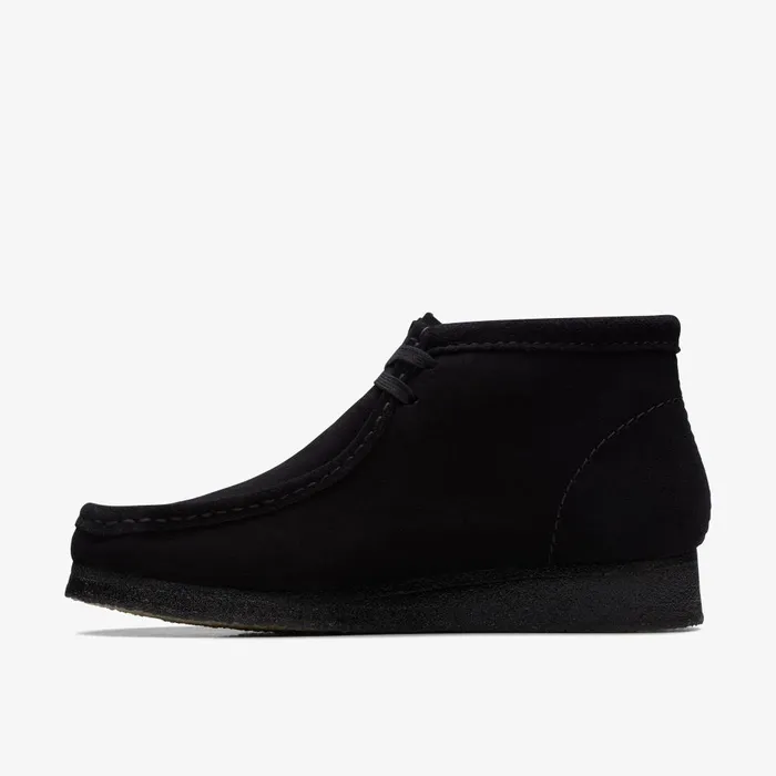 Wallabee Boot Black Suede Men Clarks Wallabees