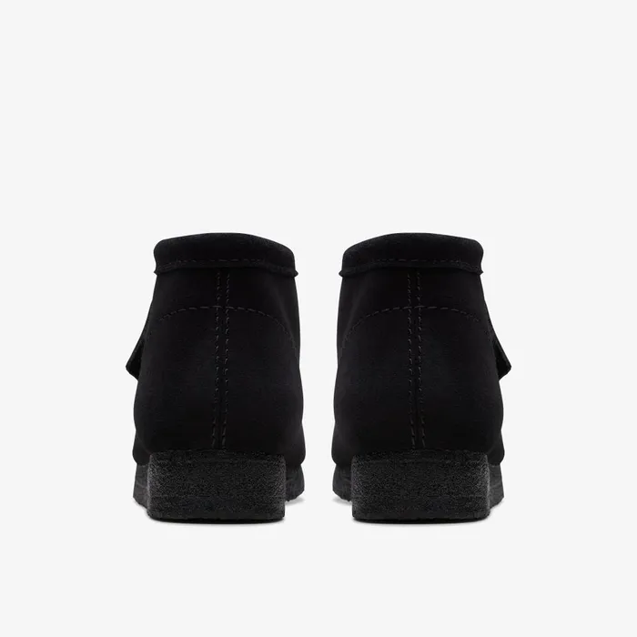 Wallabee Boot Black Suede Men Clarks Wallabees