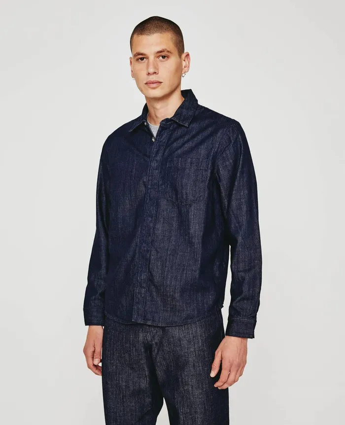 Wayne Shirt Monochrome Men AG Jeans Shirts