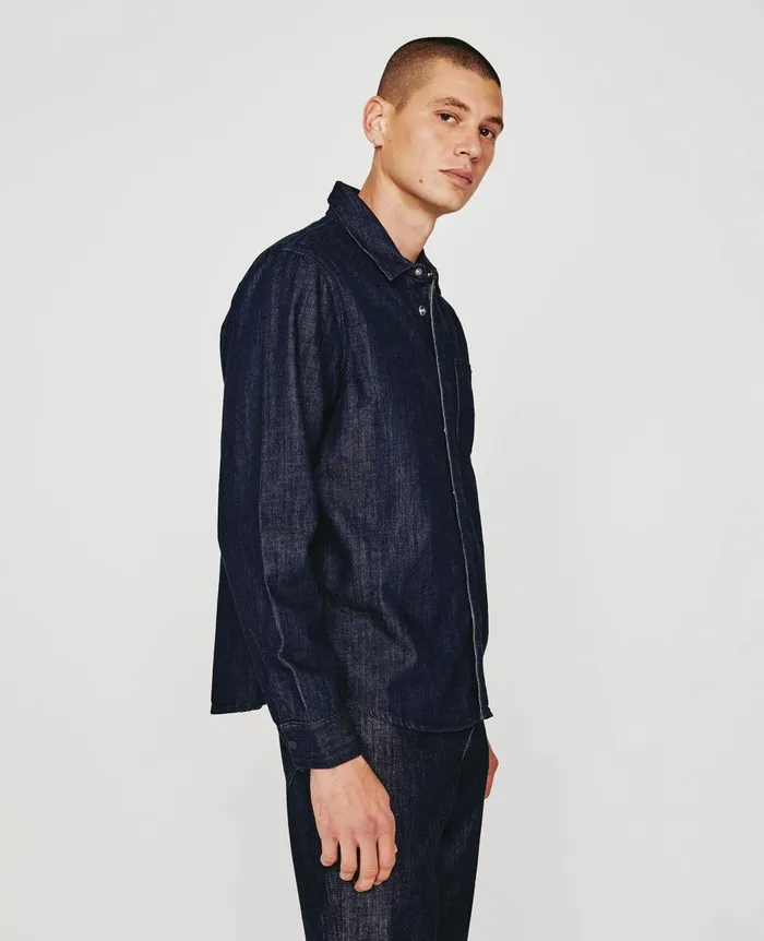 Wayne Shirt Monochrome Men AG Jeans Shirts Wayne Shirt Monochrome Men AG Jeans Shirts