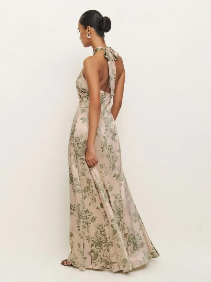 Weddings The Reformation Veria Silk Dress Symphonic
