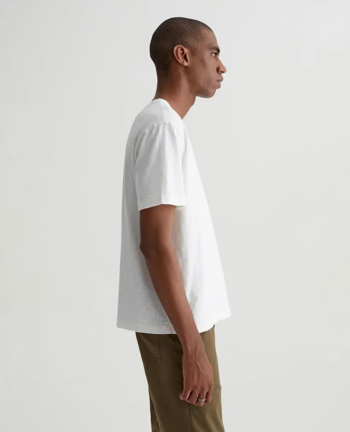 Wesley Crew 5 Years True White Men AG Jeans Tees Wesley Crew 5 Years True White Men AG Jeans Tees