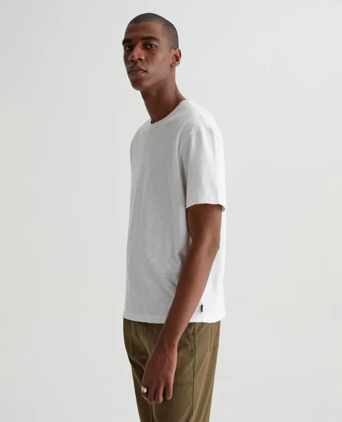 Wesley Crew 5 Years True White Men AG Jeans Tees Wesley Crew 5 Years True White Men AG Jeans Tees