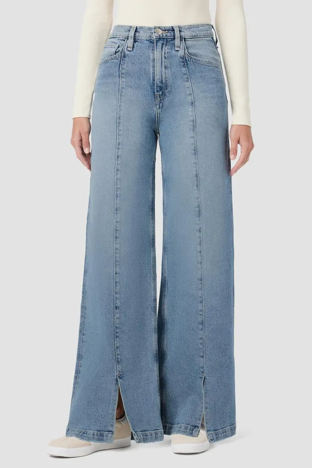 Wide Leg Women Hudson Jeans James HighRise Wide Leg Jean Caribbean Breeze