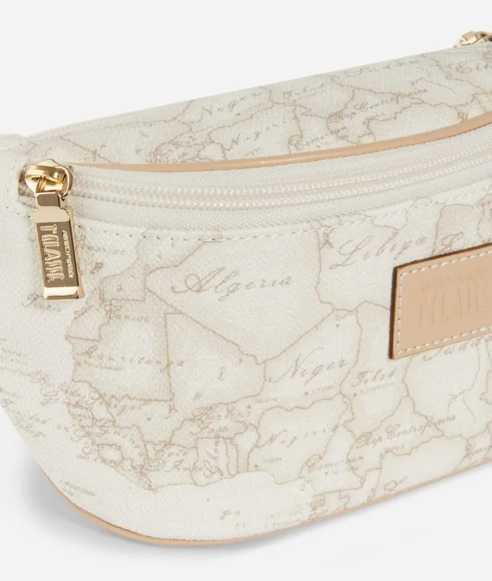 Woman Backpacks Bucket and Belt Bags Alviero Martini Geo White Pouch