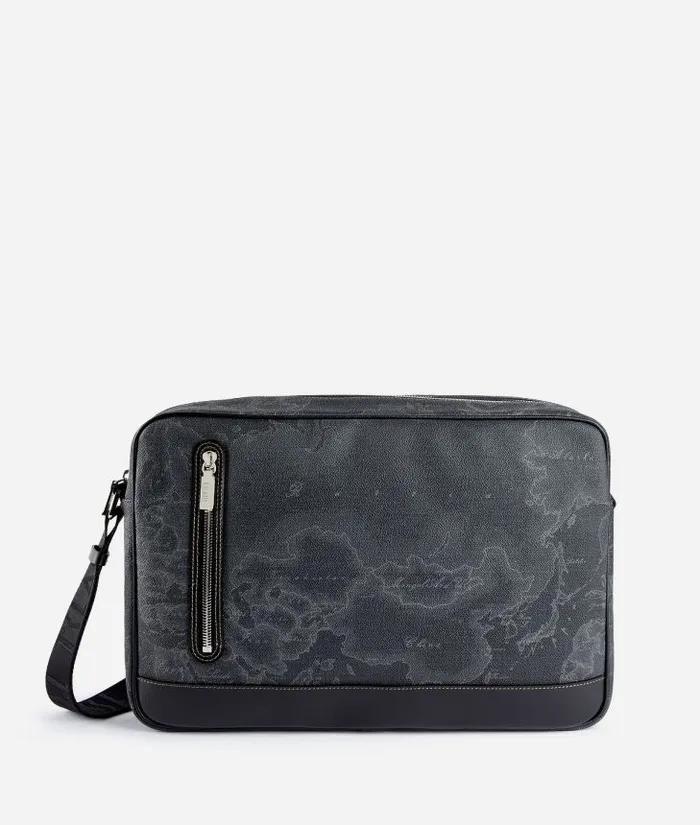 Woman Briefcase Alviero Martini Geo Black Messenger Bag