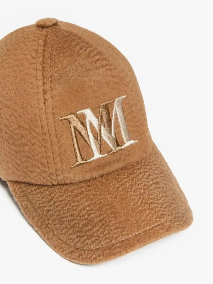 Woman Camelhair Baseball Cap Camel Maxmara Hats