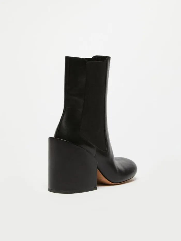 Woman Chelsea Boots With Heel Black Maxmara Ankle Boots And Boots Woman Chelsea Boots With Heel Black Maxmara Ankle Boots And Boots