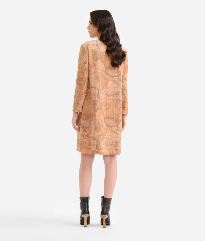 Woman Dresses Alviero Martini Corduroy Shift Dress Geo Classic