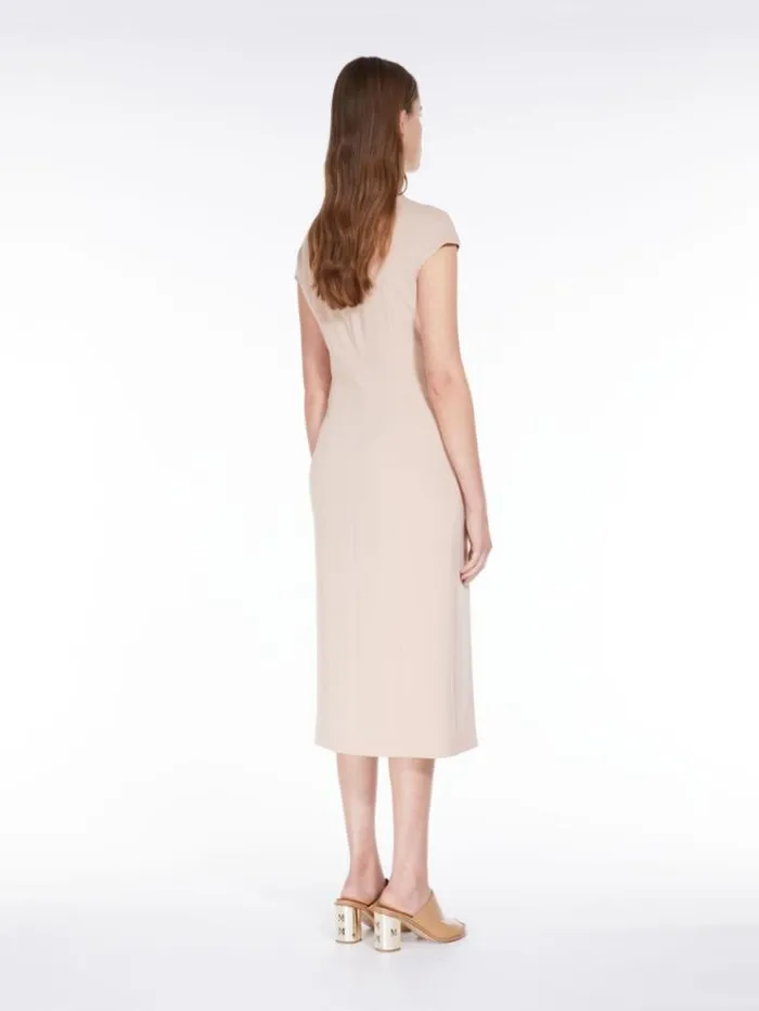 Woman Long Cady Dress Make Up Nude Maxmara Dresses Woman Long Cady Dress Make Up Nude Maxmara Dresses