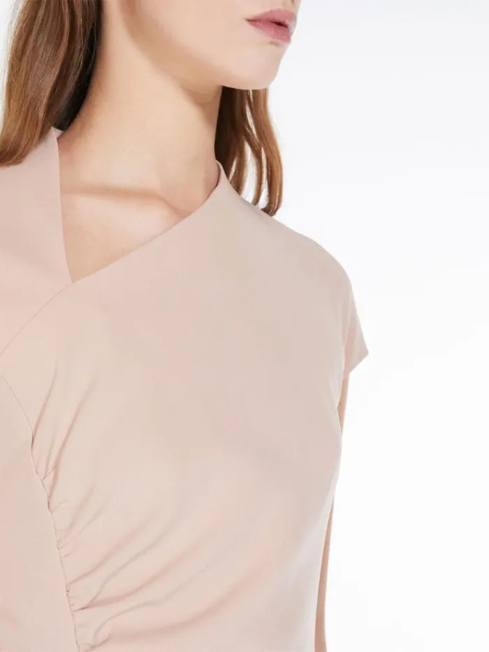 Woman Long Cady Dress Make Up Nude Maxmara Dresses Woman Long Cady Dress Make Up Nude Maxmara Dresses