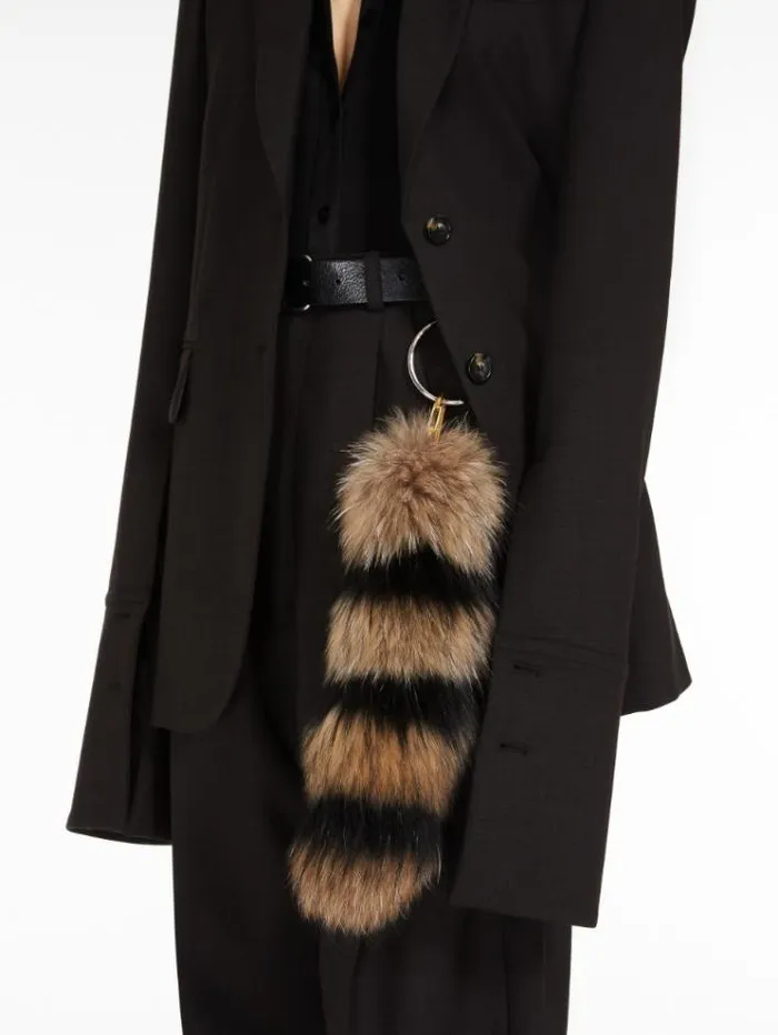 Woman Murmansky Fur Charm Natural Maxmara Jewelry Woman Murmansky Fur Charm Natural Maxmara Jewelry