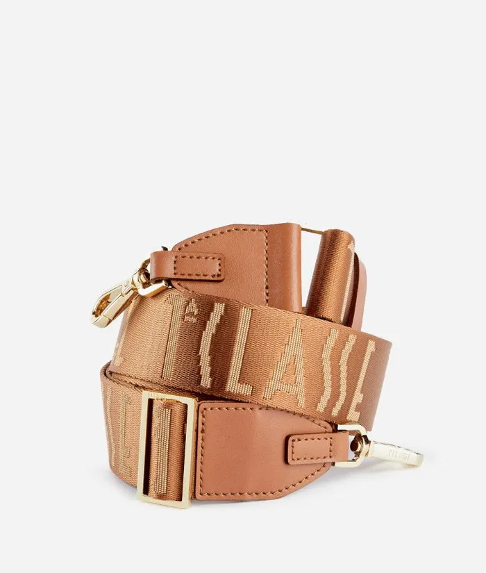 Woman Other Accessories Alviero Martini Ribbon Shoulder Strap With 1 Classe Logo Brown