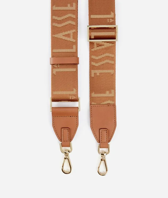 Woman Other Accessories Alviero Martini Ribbon Shoulder Strap With 1 Classe Logo Brown