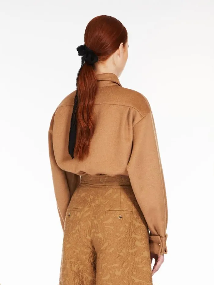 Woman Oversized Camel Colour Shirt Jacket Camel Maxmara Shirts And Tops Woman Oversized Camel Colour Shirt Jacket Camel Maxmara Shirts And Tops