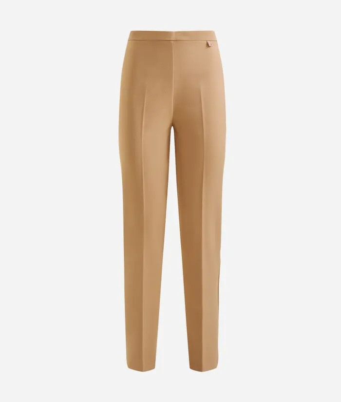 Woman Skirts and Trousers Alviero Martini Winter Cady Basic Trousers Camel