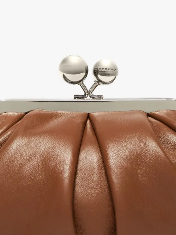 Woman Small Pasticcino Bag In Nappa Leather Tobacco Maxmara Weekend Bag Woman Small Pasticcino Bag In Nappa Leather Tobacco Maxmara Weekend Bag
