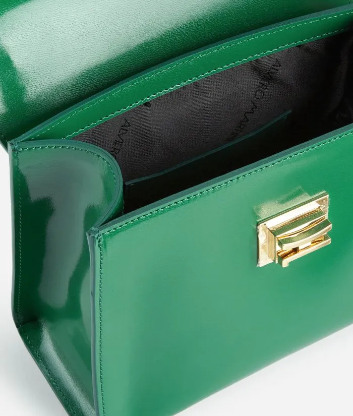 Woman Top Handle Bags Alviero Martini Brilliant Bag Mini Tote Bag With Crossbody Strap Jade Green