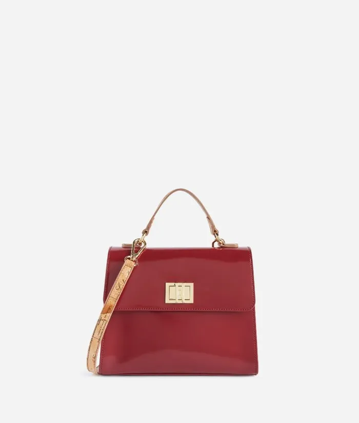 Woman Top Handle Bags Alviero Martini Brilliant Bag Mini Tote Bag With Crossbody Strap Raspberry Woman Top Handle Bags Alviero Martini Brilliant Bag Mini Tote Bag With Crossbody Strap Raspberry