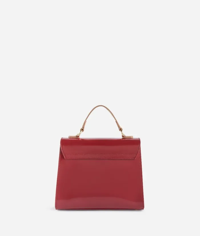 Woman Top Handle Bags Alviero Martini Brilliant Bag Mini Tote Bag With Crossbody Strap Raspberry