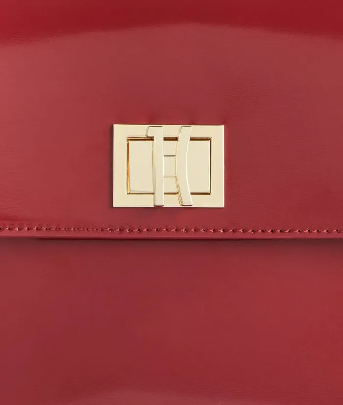 Woman Top Handle Bags Alviero Martini Brilliant Bag Mini Tote Bag With Crossbody Strap Raspberry