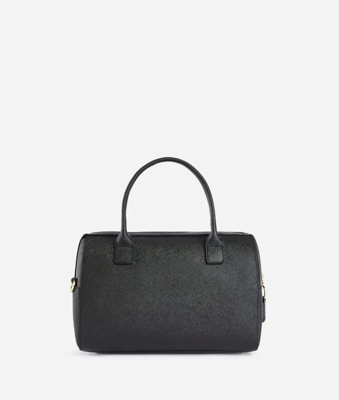 Woman Top Handle Bags Alviero Martini Digital City Bowler Bag With Crossbody Strap With Geo Night Insert