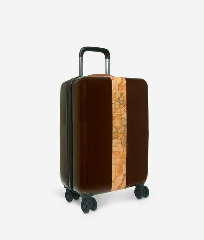 Woman Travel Bags Alviero Martini Solid Case Small Suitcase In Geo Classic