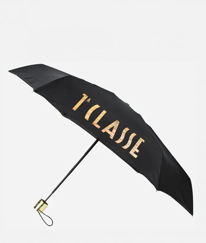 Woman Umbrellas Alviero Martini 1 Classe Supermini Umbrella With Hot Air Balloon Gift Box Black