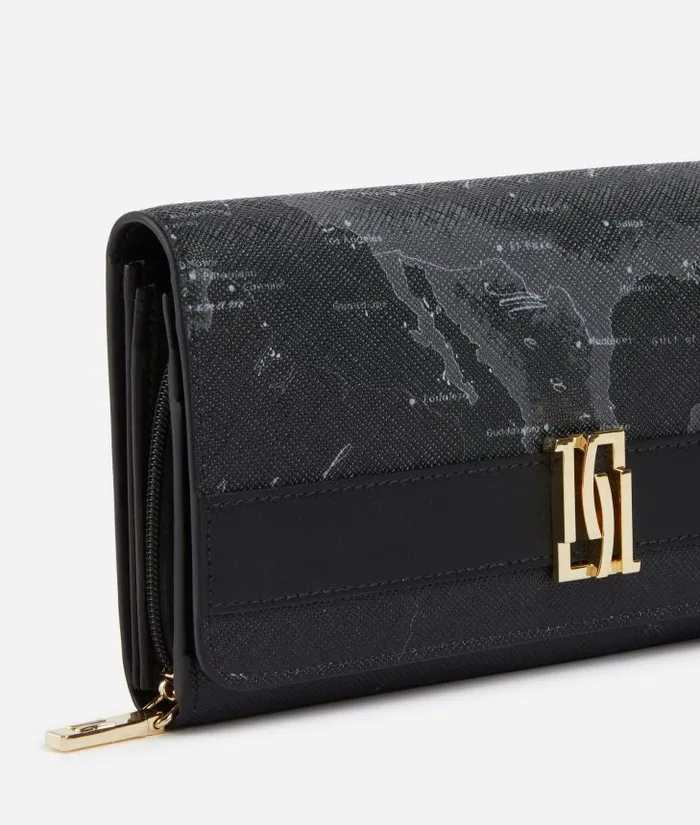 Woman Wallets Alviero Martini 1c Mirror Night Wallet Black