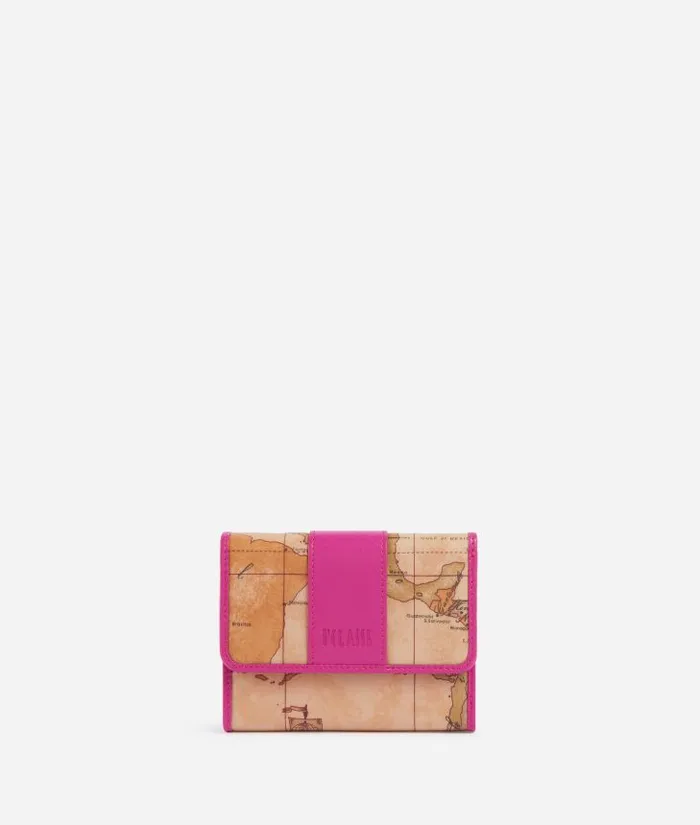 Woman Wallets Alviero Martini Social Soft Small Bifold Wallet Magenta