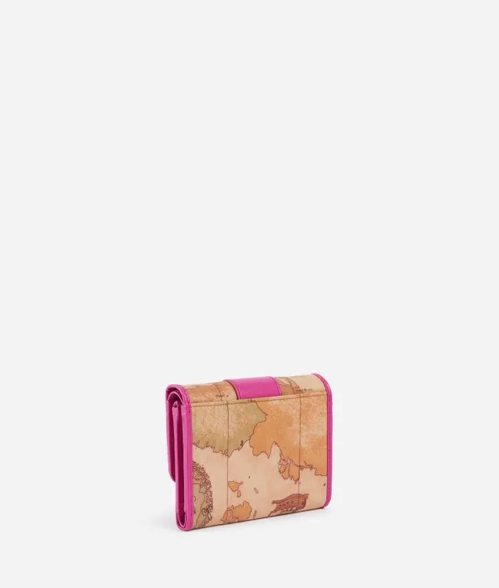 Woman Wallets Alviero Martini Social Soft Small Bifold Wallet Magenta
